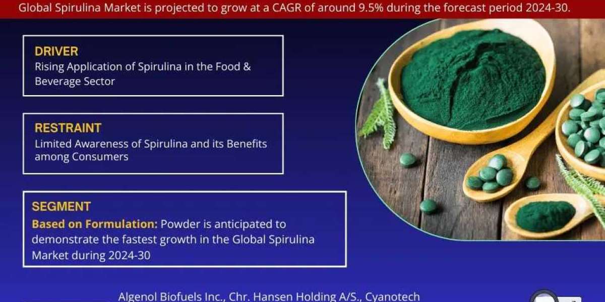 Outlook for Spirulina Market Growth 2024-2030 | 9.5% CAGR Expected